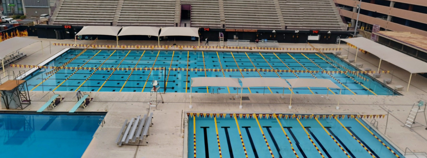 ASU's Olympic-sized swimming pool.