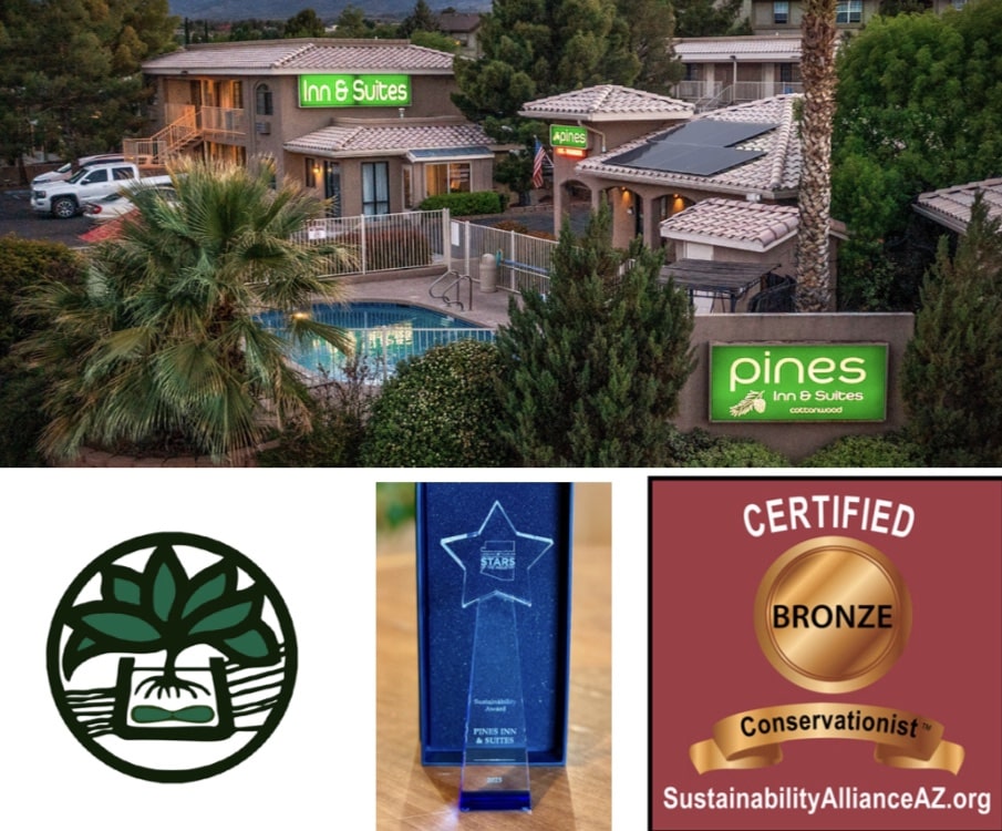 Cottonwood’s Pines Inn & Suites Honored With Dual Sustainability Awards in 2025